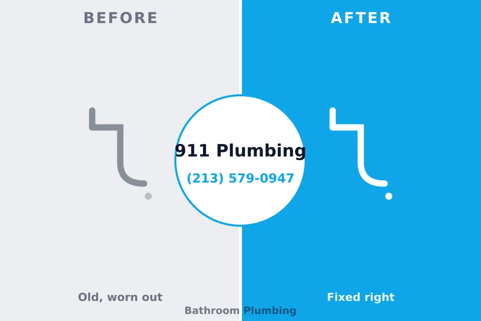 Before and after: plumbing company University Heights, OH